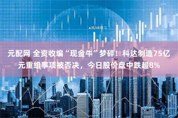 元配网 全资收编“现金牛”梦碎！科达制造75亿元重组事项被否决，今日股价盘中跌超8%
