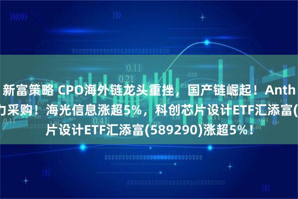 新富策略 CPO海外链龙头重挫，国产链崛起！Anthropic百亿美元算力采购！海光信息涨超5%，科创芯片设计ETF汇添富(589290)涨超5%！